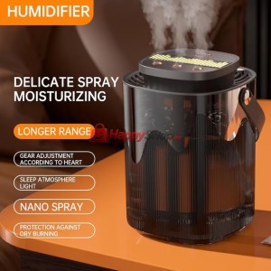 Интелигентен дифузер и овлажнител за въздух 3L резервоар LED..